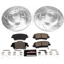 PowerStop Z23 Daily Driver Carbon-Fiber Ceramic Brake Pad and Drilled & Slotted