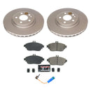 PowerStop Genuine Geomet Coated Rotor and Carbon-Fiber Ceramic Brake Pad Kit