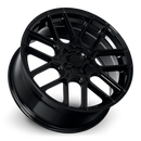 18x8 Katana KR04 Glossy Black Wheel 5x105 ET40 CB73.1
