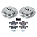 PowerStop OE Stock Replacement Low-Dust Ceramic Brake Pad and Rotor Kit