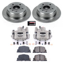 PowerStop OE Stock Replacement Low-Dust Ceramic Brake Pad, Rotor and Caliper Kit