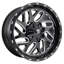 18X9 Fuel D581 Triton Gloss Black Milled 6X135/6X139.7 ET1 wheel/rim
