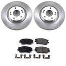 PowerStop OE Stock Replacement Low-Dust Ceramic Brake Pad and Rotor Kit