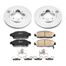 PowerStop Genuine Geomet Coated Rotor and Low-Dust Ceramic Brake Pad Kit