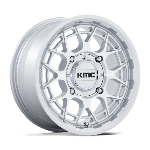 15X7 KMC Powersports KS139 Technic UTV Gloss Silver 4x156 ET38 Wheel Rim