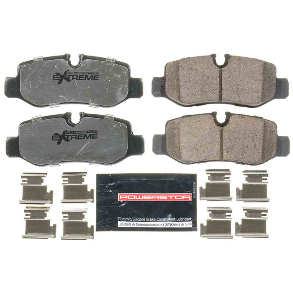 PowerStop Z36 Truck And Tow Carbon-Fiber Ceramic Brake Pads With Hardware
