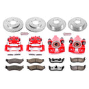PowerStop Z36 Truck and SUV Ceramic Brake Pad, Drilled & Slotted Rotor, and Cali