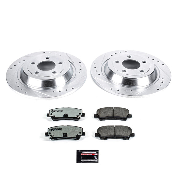 PowerStop Z26 Street Performance Ceramic Brake Pad and Drilled & Slotted Rotor K