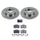 PowerStop OE Stock Replacement Low-Dust Ceramic Brake Pad and Rotor Kit