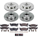 PowerStop OE Stock Replacement Low-Dust Ceramic Brake Pad and Rotor Kit
