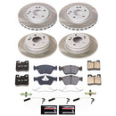 PowerStop Semi-Coated Rotor and Low-Dust Ceramic Brake Pad Kit