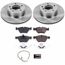 PowerStop OE Stock Replacement Low-Dust Ceramic Brake Pad and Rotor Kit