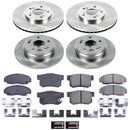 PowerStop OE Stock Replacement Low-Dust Ceramic Brake Pad and Rotor Kit