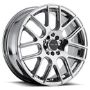 14x5.5 Vision 426H Cross Chrome 4x100 4x114.3 4x4.5 ET38 Wheel Rim