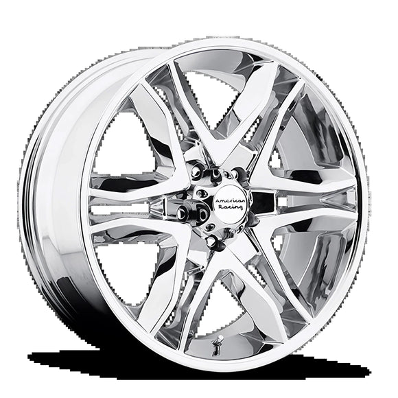20x8.5 American Racing Mainline Chrome Wheel/Rim 5x127 20-8.5 5-127 ET35