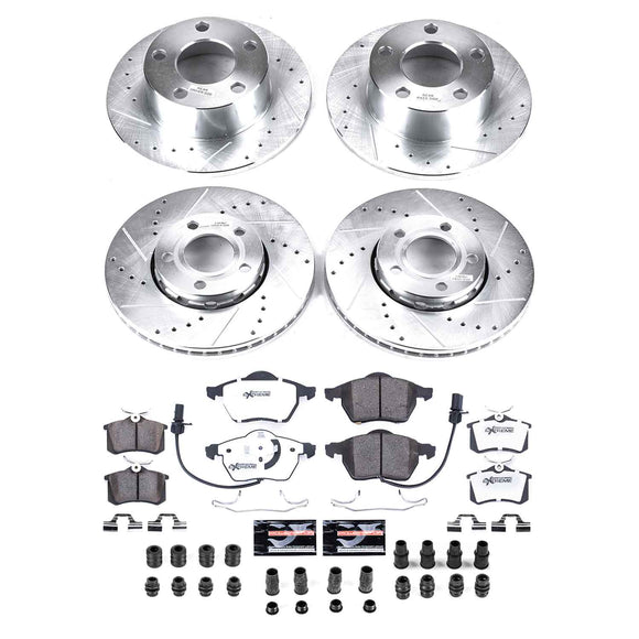 PowerStop Z26 Street Performance Ceramic Brake Pad and Drilled & Slotted Rotor K