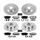 PowerStop Z23 Daily Driver Carbon-Fiber Ceramic Brake Pad and Drilled & Slotted