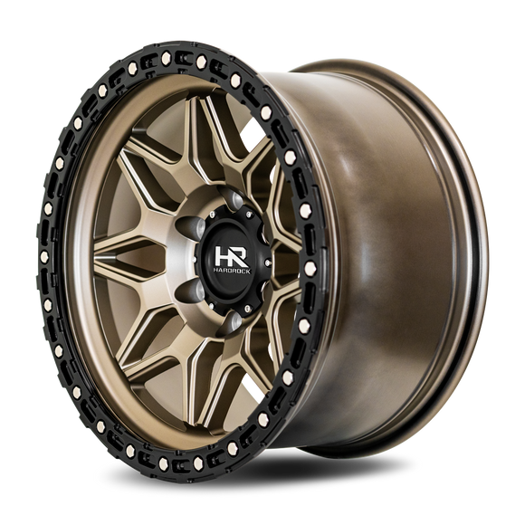 17x9 Hardrock H105 Matte Bronze-Black 6x135 ET1 wheel/rim