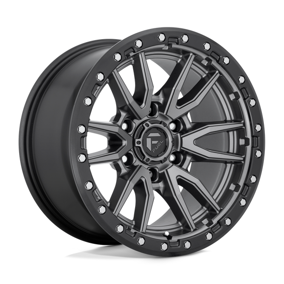 18x9 Fuel Off-Road D680 Rebel Anthracite Center Black Lip 6x139.7 ET20 Wheel