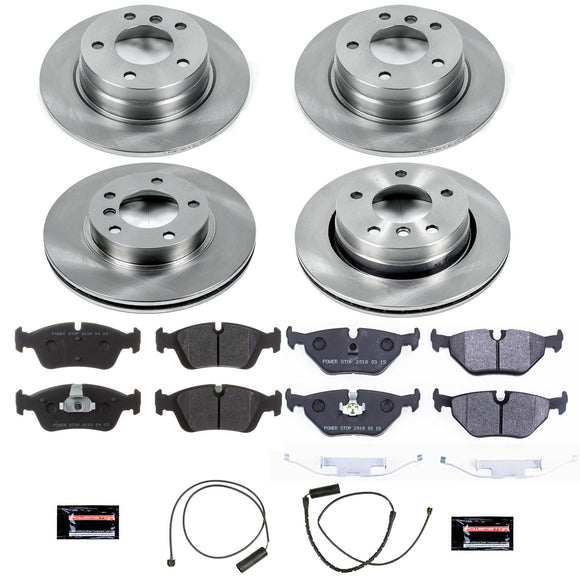 PowerStop Track Day Spec High-Performance Brake Pad and Rotor Kit