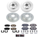 Genuine Geomet Coated Rotor and Low-Dust Ceramic Brake Pad Kit