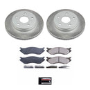 PowerStop Semi-Coated Rotor and Low-Dust Ceramic Brake Pad Kit