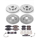 PowerStop Z23 Daily Driver Carbon-Fiber Ceramic Brake Pad and Drilled & Slotted