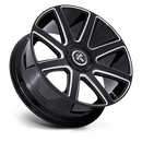 24X10 DUB DC273 Pull Gloss Black Milled 6x135 ET30 Wheel Rim
