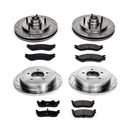 PowerStop Z23 Daily Driver Carbon-Fiber Ceramic Brake Pad and Drilled & Slotted