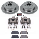 PowerStop OE Stock Replacement Low-Dust Ceramic Brake Pad, Rotor and Caliper Kit