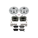 PowerStop OE Stock Replacement Low-Dust Ceramic Brake Pad, Rotor and Caliper Kit