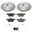 PowerStop Semi-Coated Rotor and Low-Dust Ceramic Brake Pad Kit