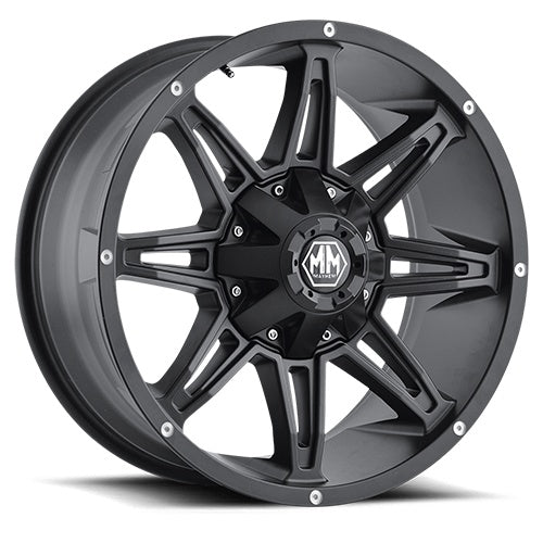 20x10 Mayhem Rampage Black-Matte Wheel/Rim 8x180 8090-2178MB