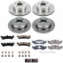 PowerStop OE Stock Replacement Low-Dust Ceramic Brake Pad and Rotor Kit