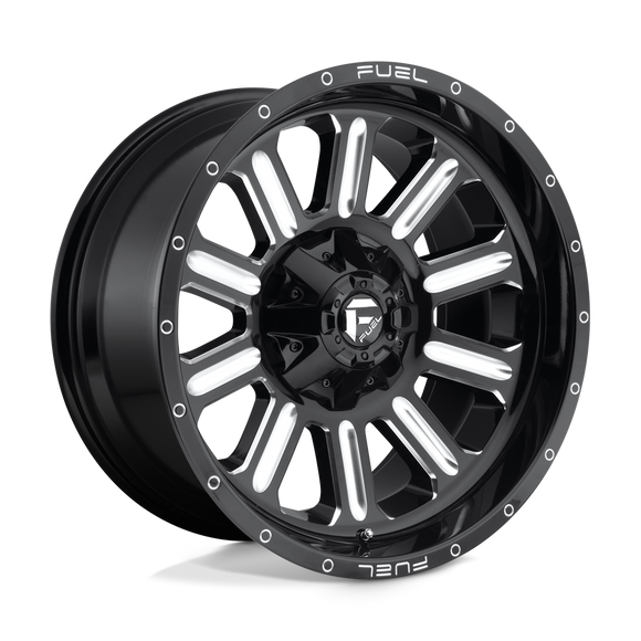 20x10 Fuel Off-Road D620 Hardline Gloss Black Milled 8x170 ET-18 CB125.1 Wheel