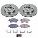 PowerStop OE Stock Replacement Low-Dust Ceramic Brake Pad and Rotor Kit