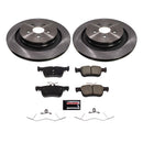 PowerStop OE Stock Replacement Low-Dust Ceramic Brake Pad and Rotor Kit
