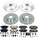 PowerStop Z23 Daily Driver Carbon-Fiber Ceramic Brake Pad and Drilled & Slotted