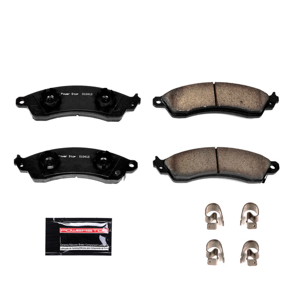 PowerStop Z23 Evolution Sport Carbon-Fiber Brake Pads With Hardware