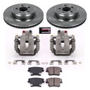 PowerStop OE Stock Replacement Low-Dust Ceramic Brake Pad, Rotor and Caliper Kit