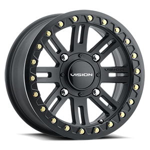 15x7 Vision 356 Manx 2 Beadlock Satin Black 4x156 ET38 Wheel Rim