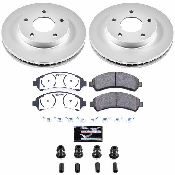 Z36 Truck & Tow Premium Carbon-Fiber Ceramic Brake Pad and Fully Coated Rotor Ki