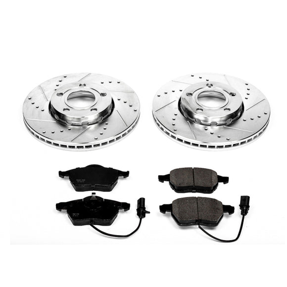 PowerStop Z23 Daily Driver Carbon-Fiber Ceramic Brake Pad and Drilled & Slotted