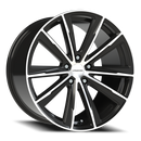 20x10.5 Vision 471 Splinter Gloss Black - Machined Wheel 5x115 ET42 CB73.1