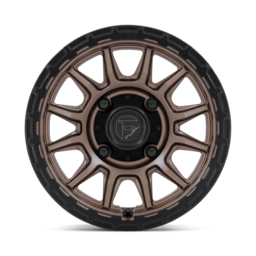 15x7 Fuel Off-Road FV866 Piston UTV Matte Bronze Black Lip 4x110 ET10 Wheel