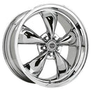 18x8 American Racing Torq Thrust M Chrome Wheel/Rim 5x114.3 18-8 5-114.3-5