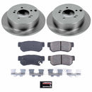 PowerStop OE Stock Replacement Low-Dust Ceramic Brake Pad and Rotor Kit