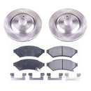 PowerStop OE Stock Replacement Low-Dust Ceramic Brake Pad and Rotor Kit