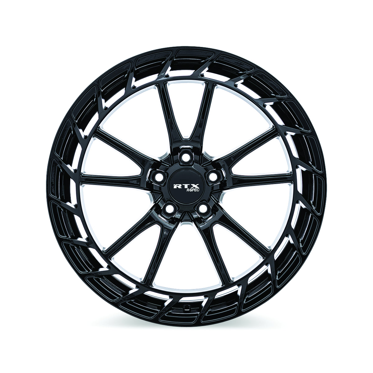 20x8.5 RTX Cyclone Gloss Black 5x114.3 ET40 wheel/rim