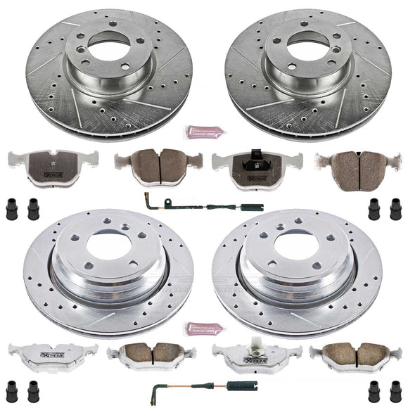 PowerStop Z26 Street Performance Ceramic Brake Pad and Drilled & Slotted Rotor K